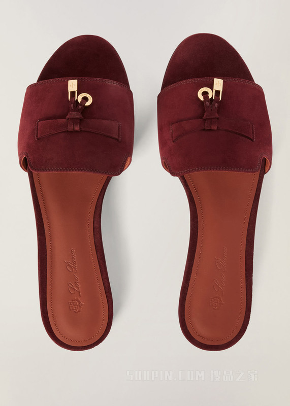 Summer Charms Slipper 凉鞋 绒面小山羊皮