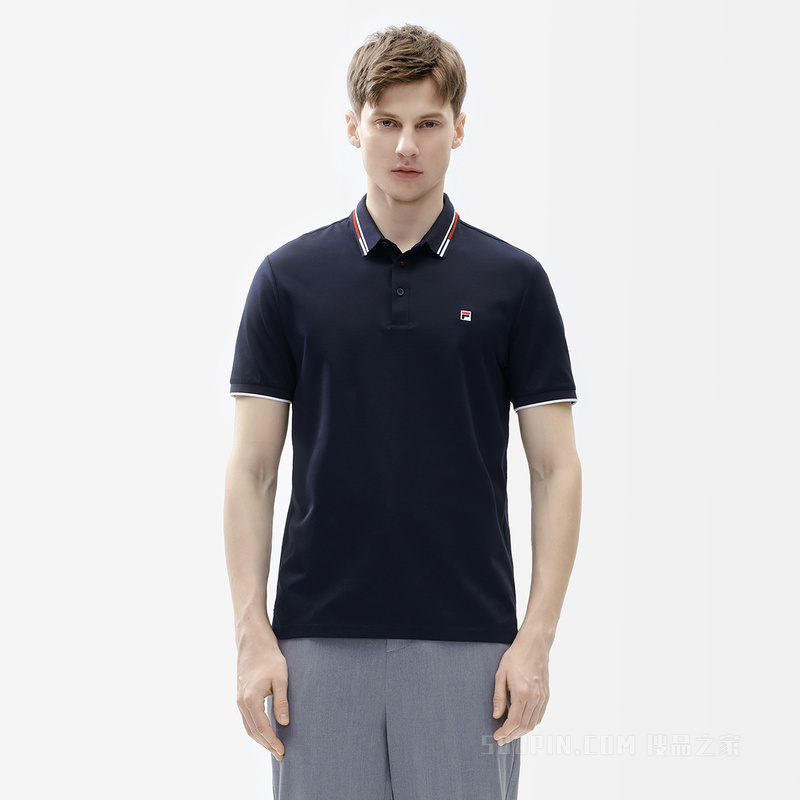 男子经典商务短袖POLO