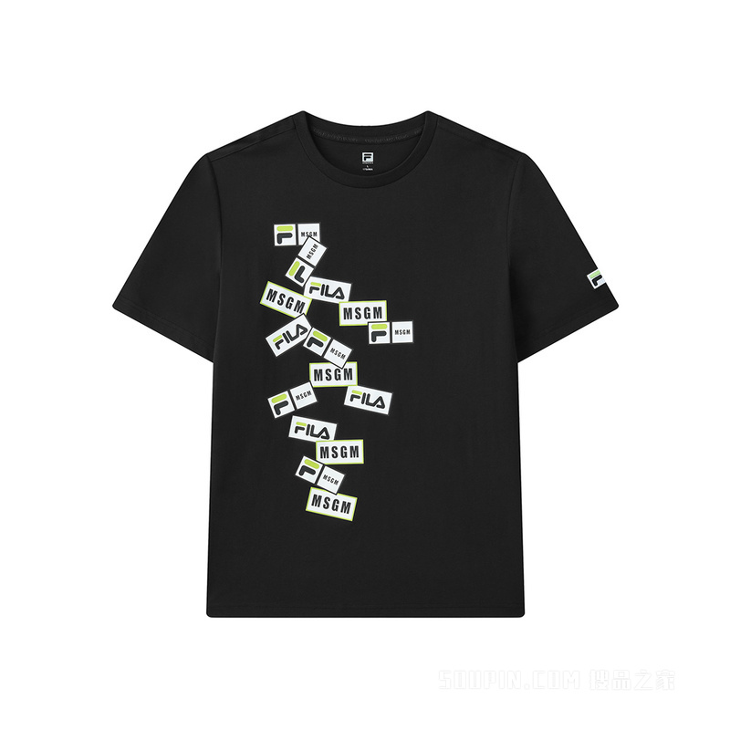 FILA X MSGM男子场下网球短袖T