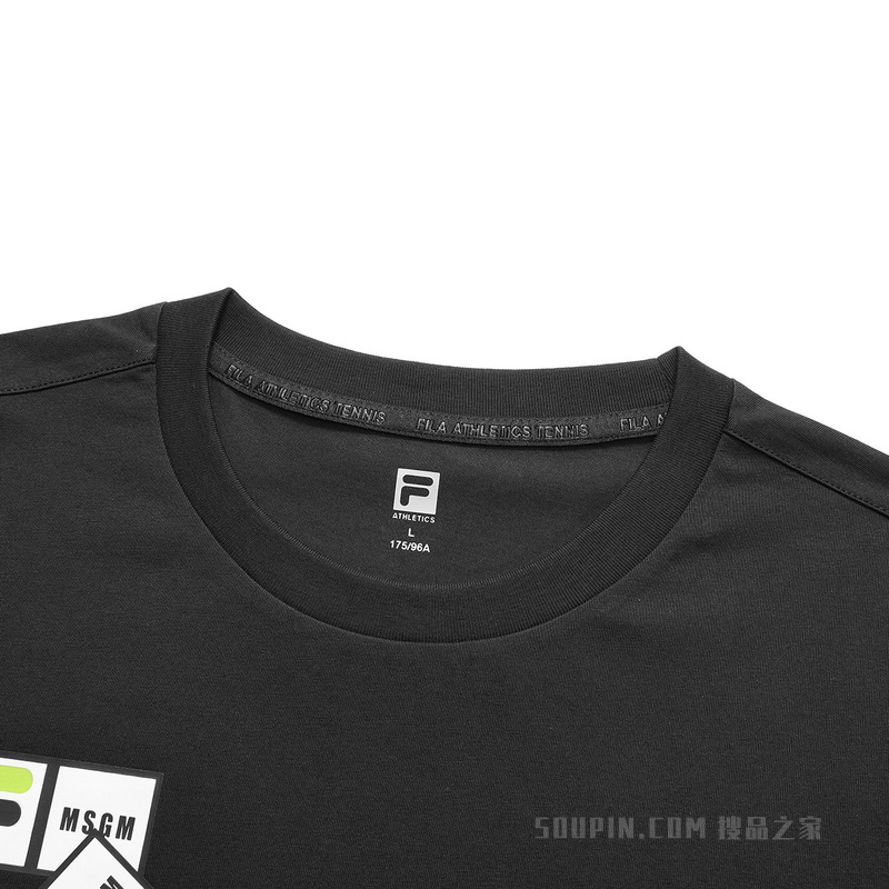 FILA X MSGM男子场下网球短袖T