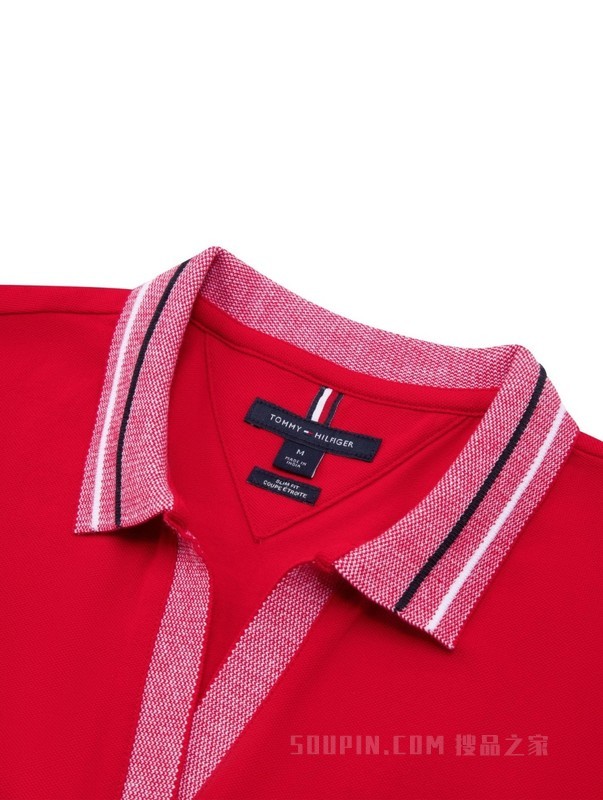 【Adaptive系列】23新款春夏女装修身V领POLO连衣裙76J4038