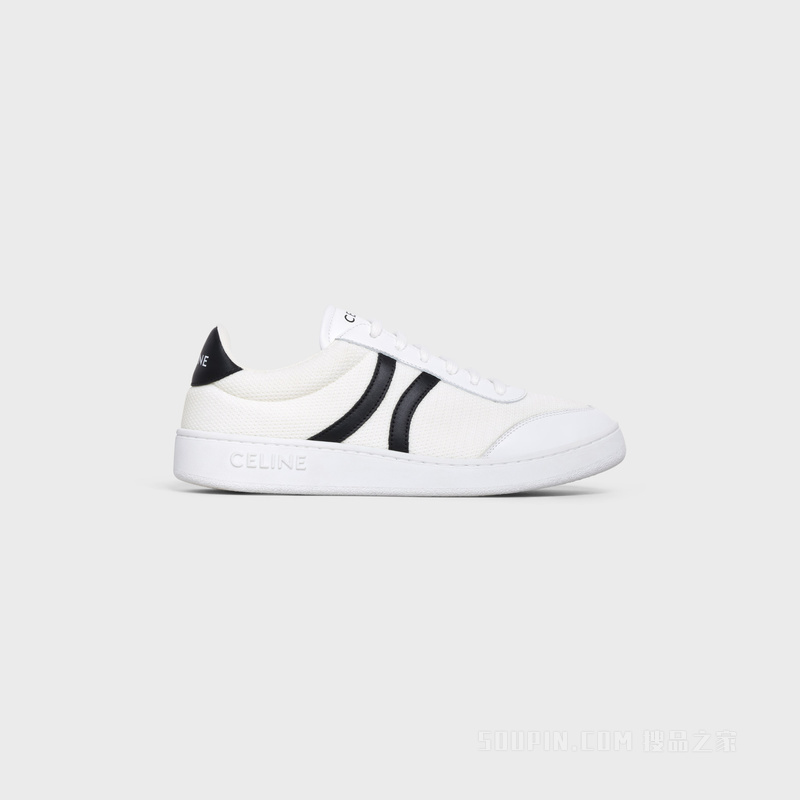 CELINE网眼牛皮革网球运动鞋 23738