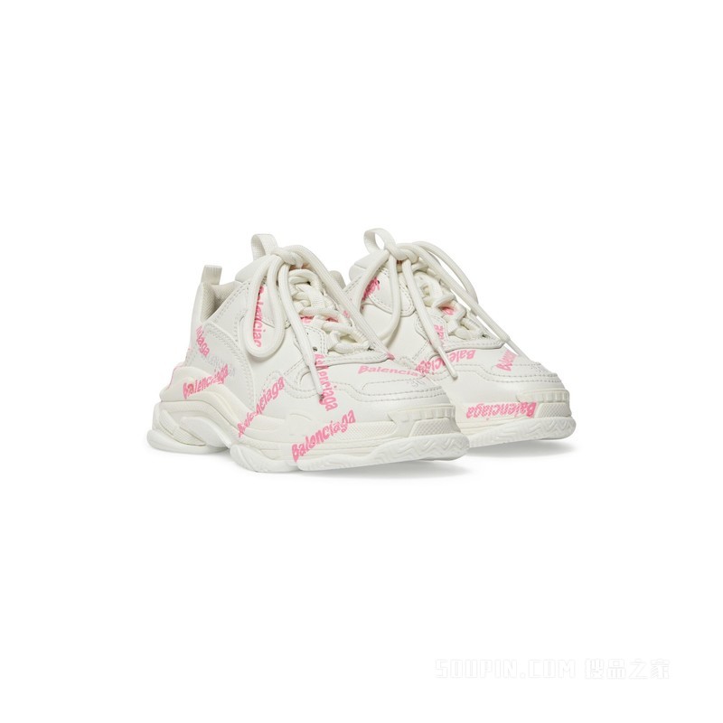 KIDS - TRIPLE S LOGOTYPE 运动鞋