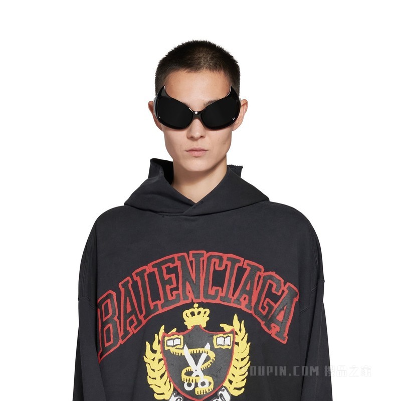 DIY COLLEGE HOODIE中号版型连帽卫衣
