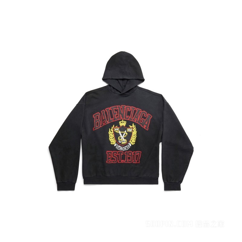 DIY COLLEGE HOODIE中号版型连帽卫衣