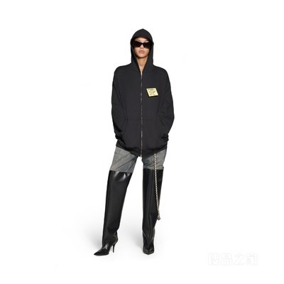 STICKY NOTE 中号版型拉链 HOODIE 连帽衫