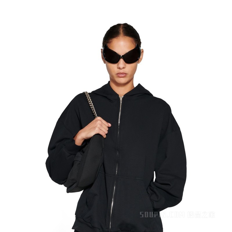 OUTSIDE LOOP 小号版型拉链 HOODIE 连帽衫