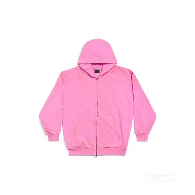 BALENCIAGA PARIS 小号版型拉链连帽衫