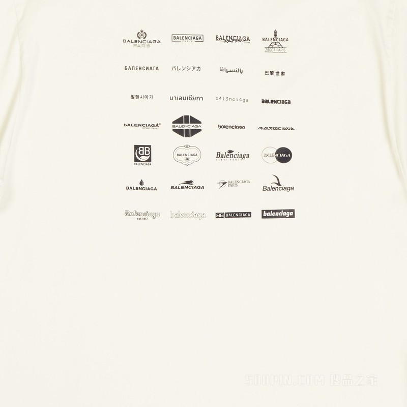 ARCHIVES LOGOS OVERSIZED T恤