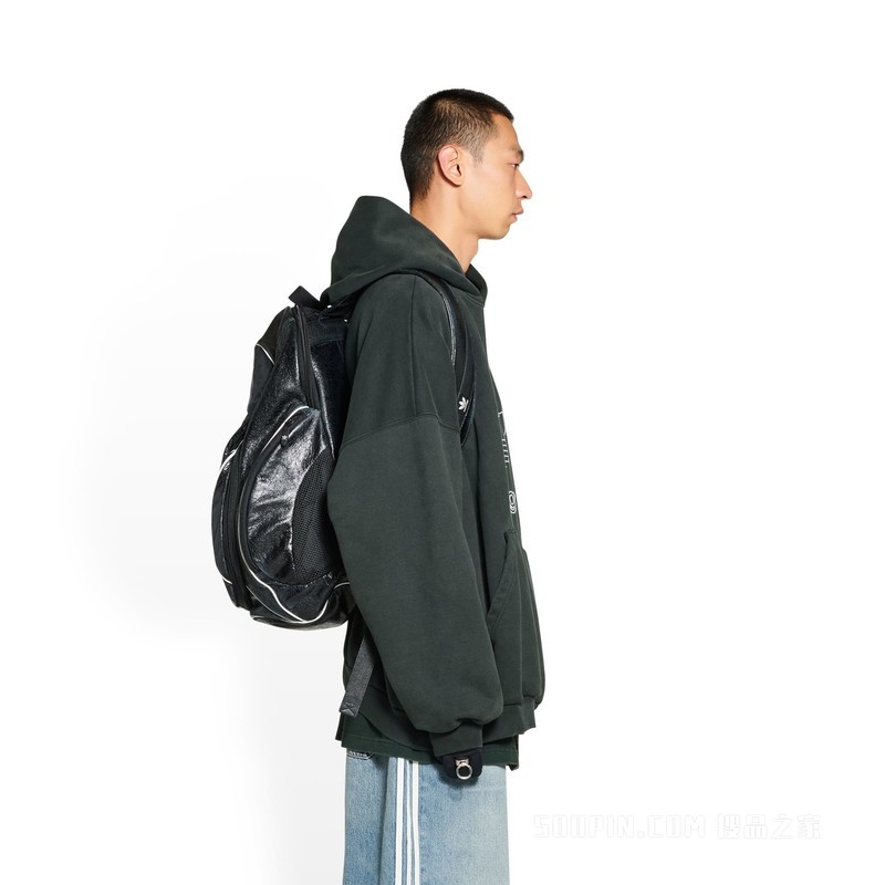 BALENCIAGA / ADIDAS OVERSIZED女士连帽卫衣