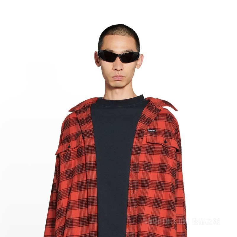 TROMPE L'ŒIL OVERSIZED衬衫