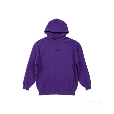 BALENCIAGA BACK中等剪裁连帽卫衣