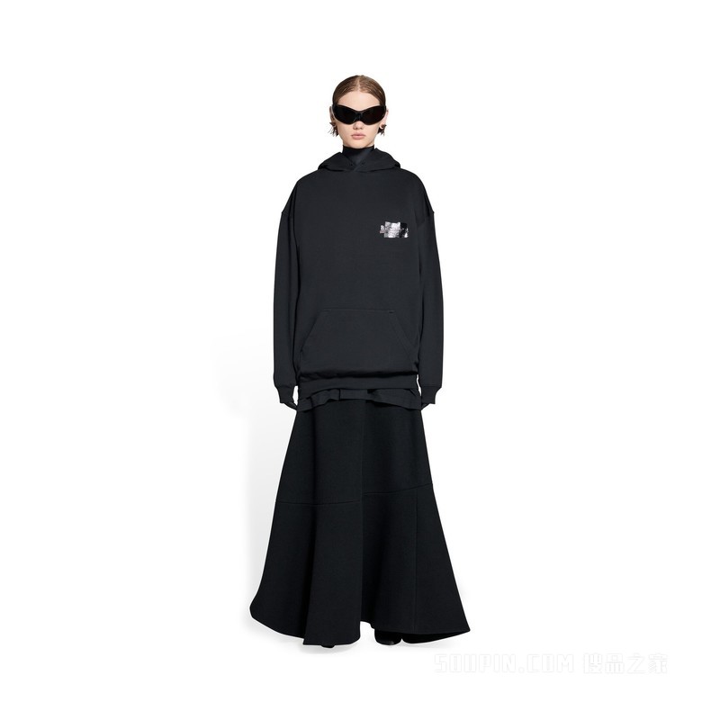 GAFFER中等剪裁连帽卫衣