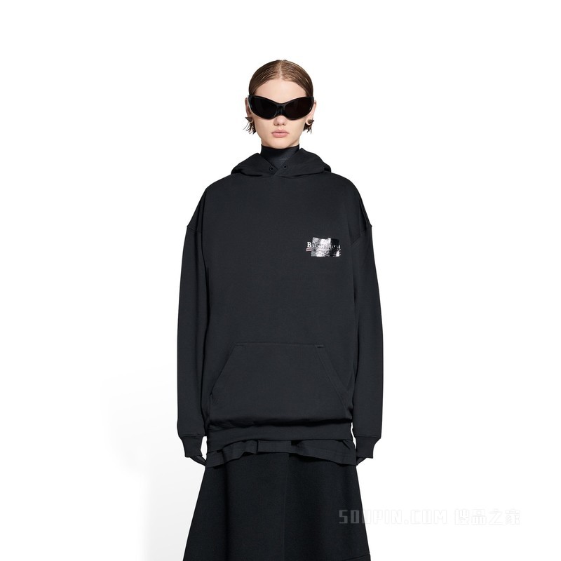 GAFFER中等剪裁连帽卫衣