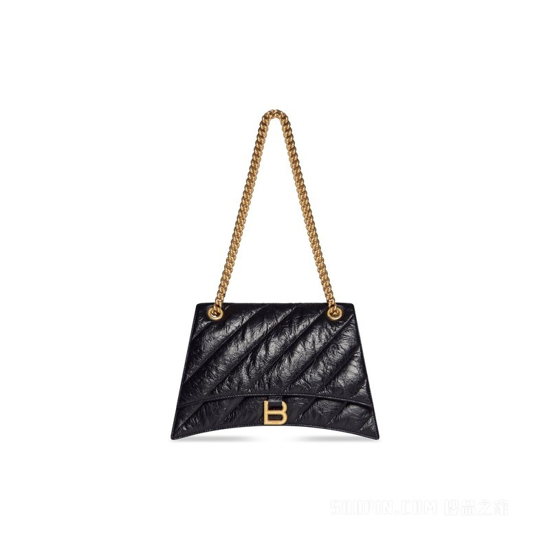 BALENCIAGA/巴黎世家】CRUSH 中号绗缝链带包716393210J11000-搜