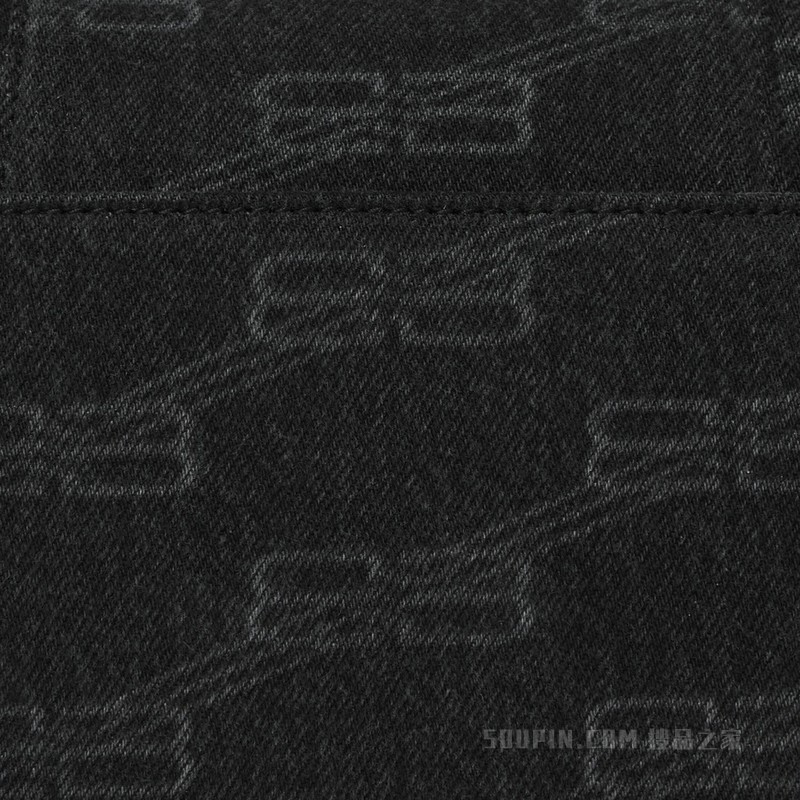 BB MONOGRAM LE CAGOLE小号牛仔布单肩包