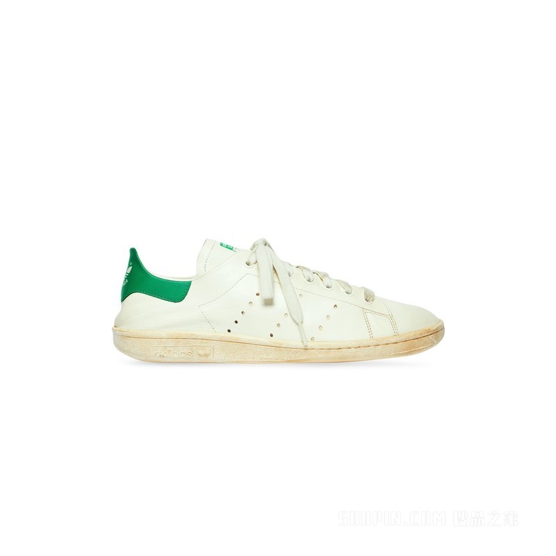 BALENCIAGA / ADIDAS STAN SMITH 女士做旧运动鞋