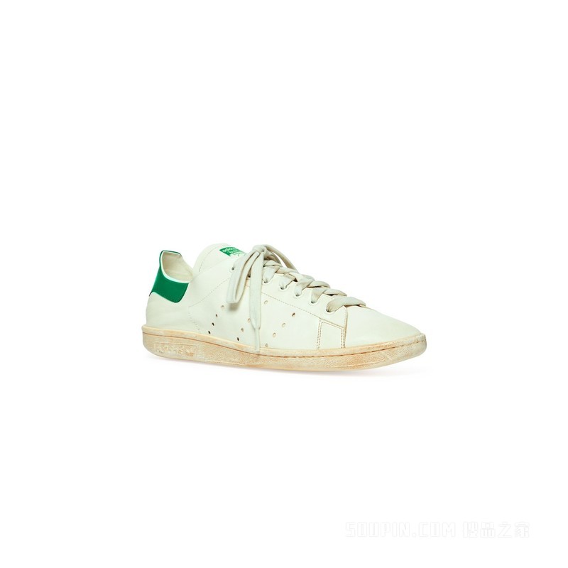 BALENCIAGA / ADIDAS STAN SMITH 女士做旧运动鞋