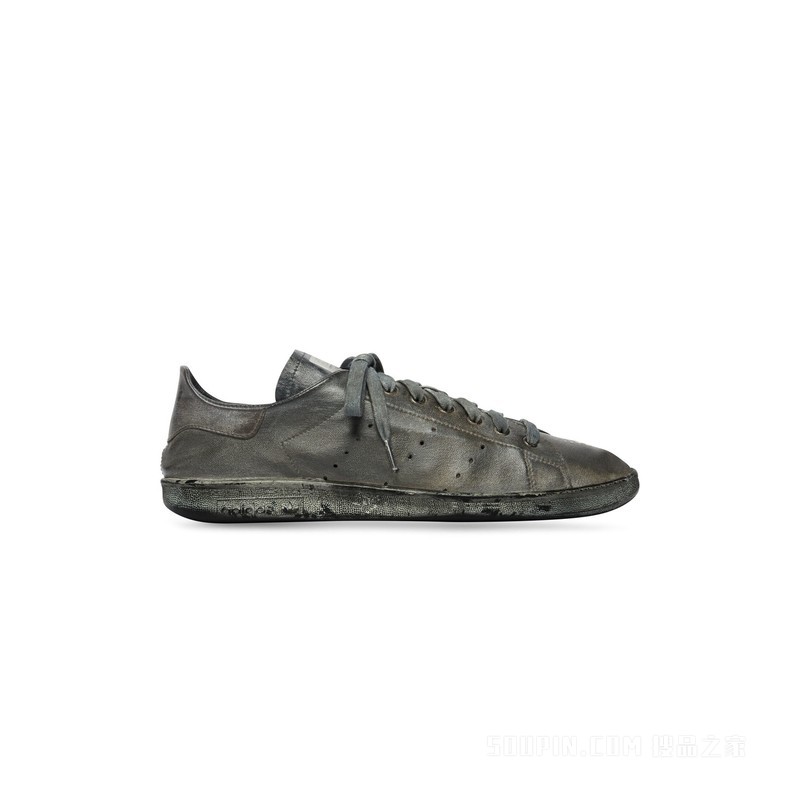 BALENCIAGA / ADIDAS STAN SMITH 女士做旧运动鞋