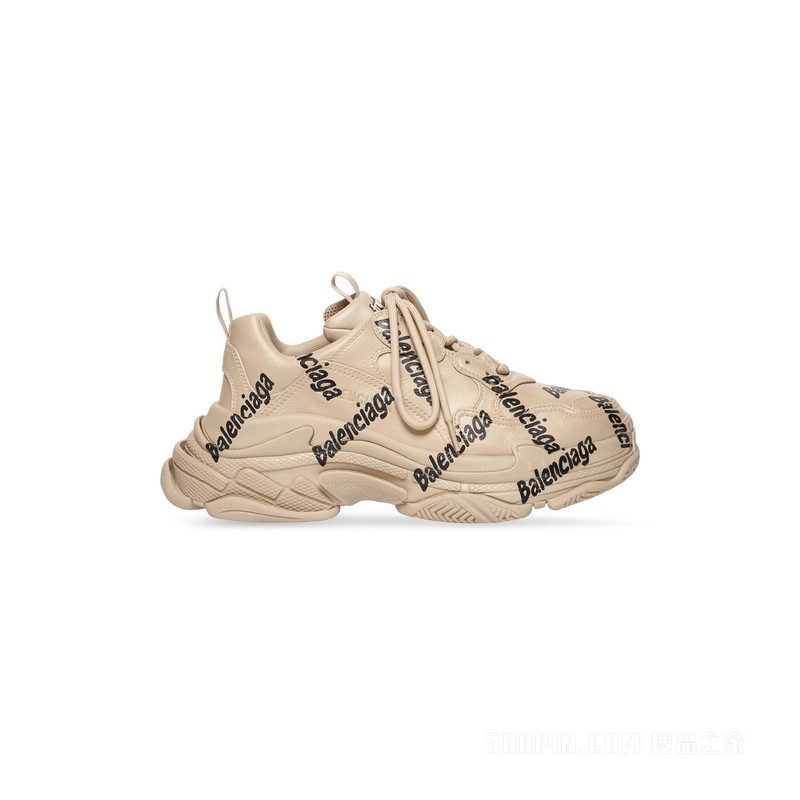TRIPLE S LOGOTYPE女士运动鞋