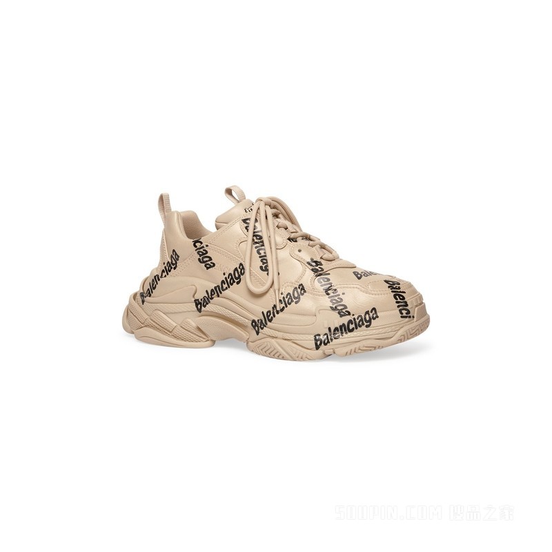 TRIPLE S LOGOTYPE女士运动鞋