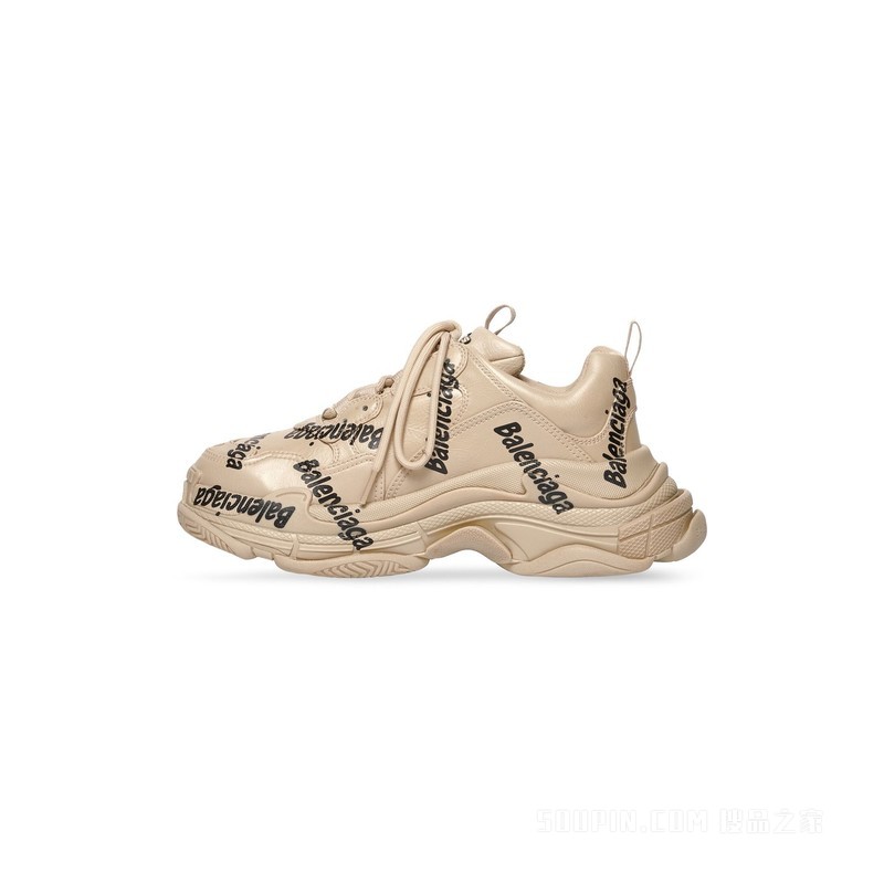 TRIPLE S LOGOTYPE女士运动鞋