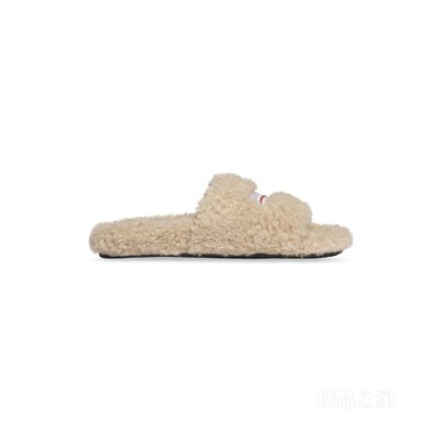 FURRY SLIDE SANDAL 凉鞋