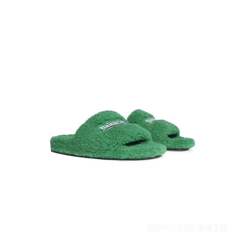 FURRY SLIDE 凉鞋