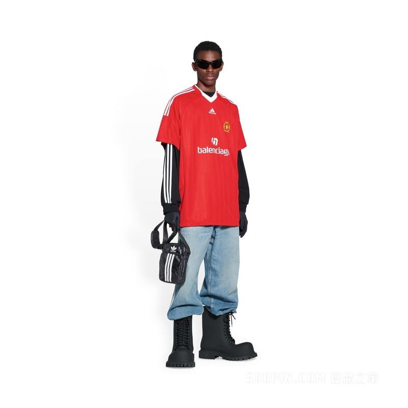 BALENCIAGA / ADIDAS 小号斜挎邮差包