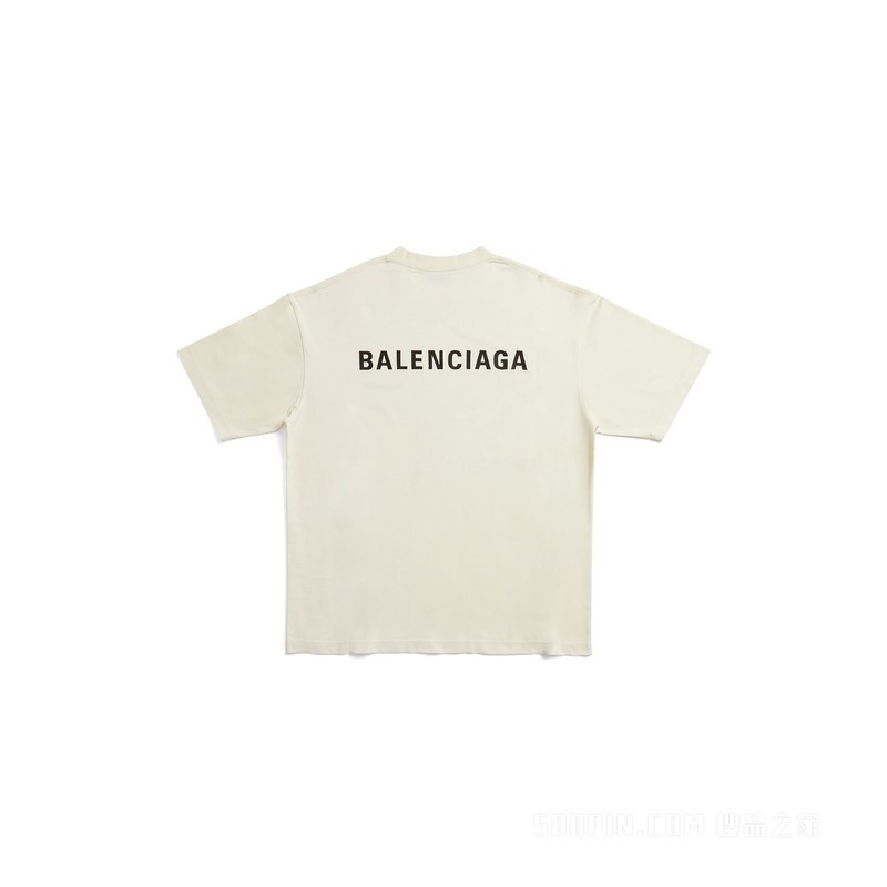 BALENCIAGA BACK 中号版型T恤