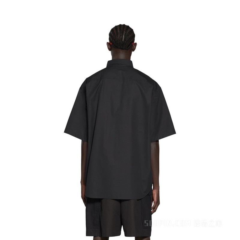 MIRROR BALENCIAGA 大号版型短袖衬衫