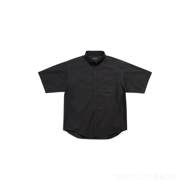MIRROR BALENCIAGA 大号版型短袖衬衫