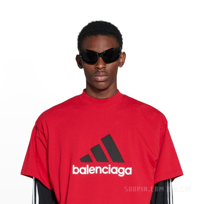 BALENCIAGA / ADIDAS OVERSIZED男士T恤