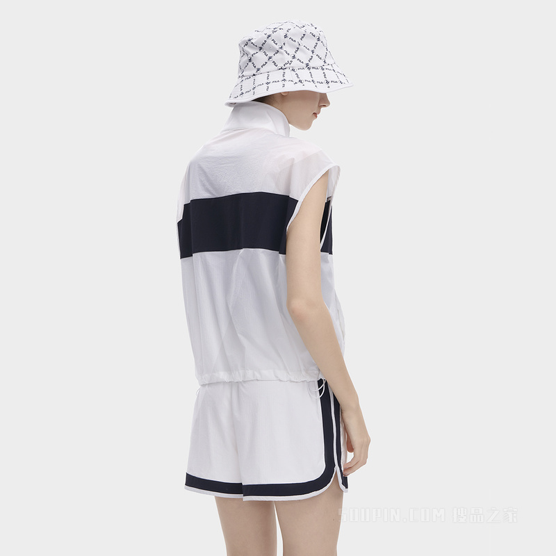 女子时尚休闲梭织马甲