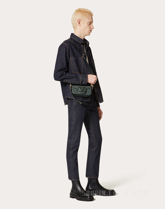 MAISON VALENTINO缝制标签牛仔裤