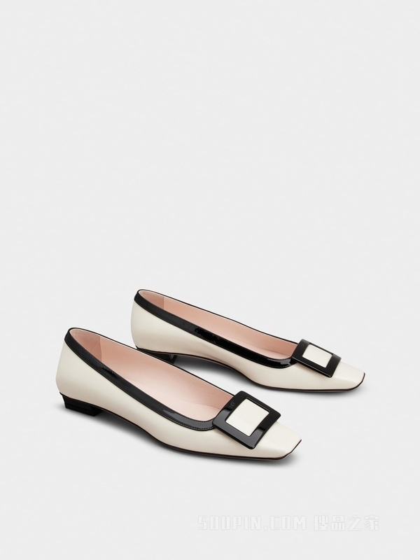 Belle Vivier Lacquered Buckle Pumps in Patent Leather 彩色