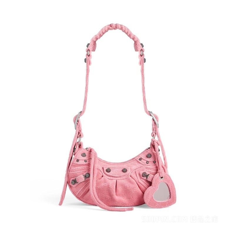 LE CAGOLE BB MONOGRAM海绵面料小号肩背包