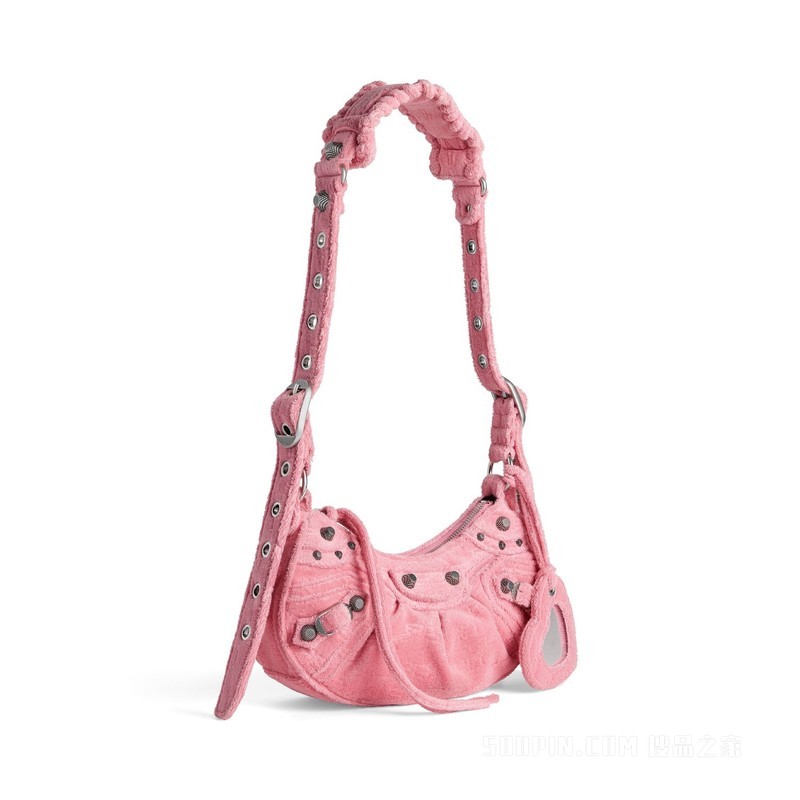 LE CAGOLE BB MONOGRAM海绵面料小号肩背包