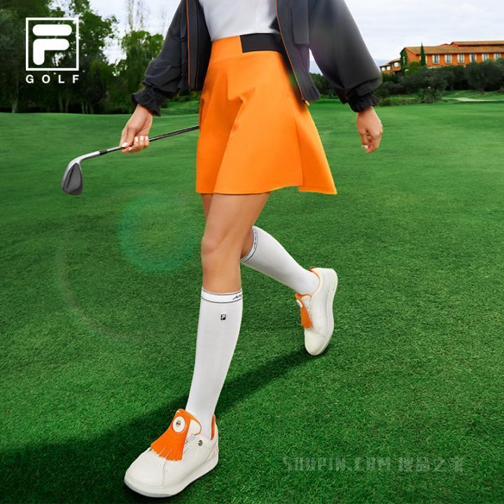 FILA GOLF x McLAREN 迈凯伦联名系列何沐妮同款女子高尔夫高智感半身裙