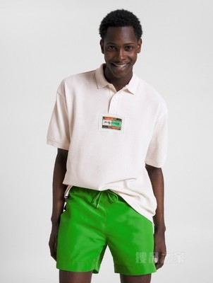 Andy Warhol23新款春夏男女纯棉贴布宽松短袖POLO衫31945