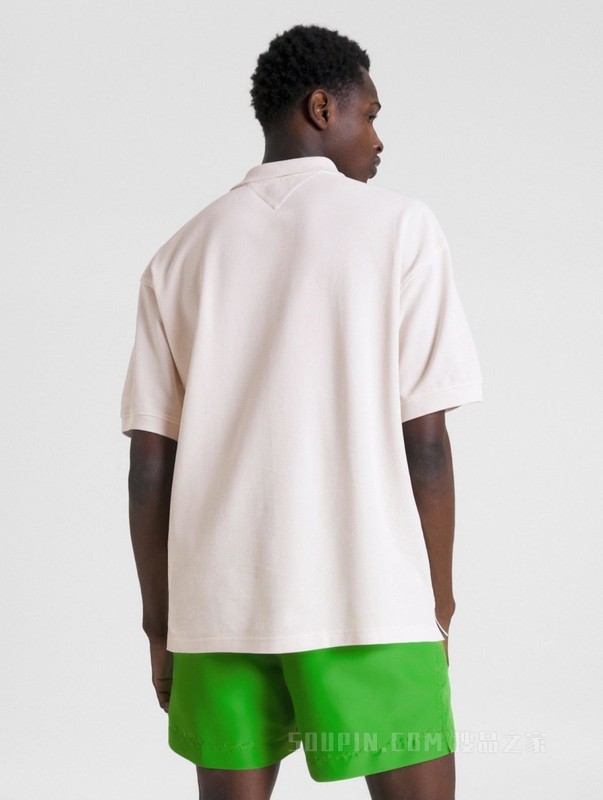 Andy Warhol23新款春夏男女纯棉贴布宽松短袖POLO衫31945