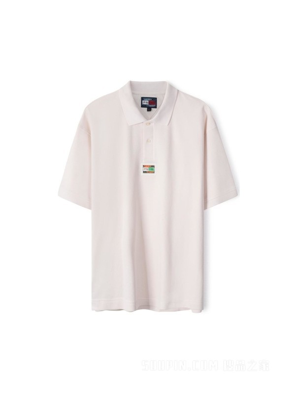 Andy Warhol23新款春夏男女纯棉贴布宽松短袖POLO衫31945