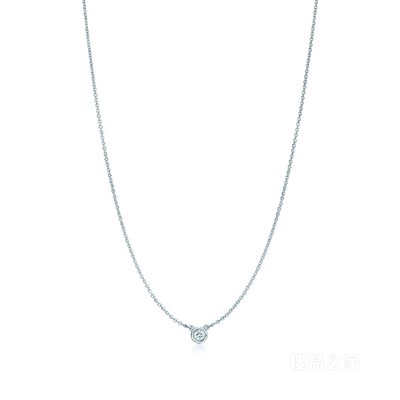 Elsa Peretti® 系列 Diamonds by the Yard™ 纯银单钻项链