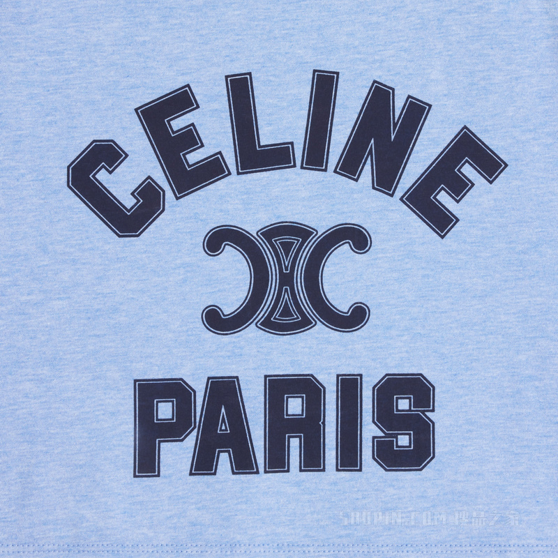 CELINE PARIS棉质平纹针织背心 23940