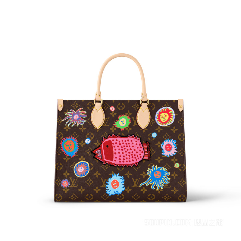 LV x YK ONTHEGO 中号手袋