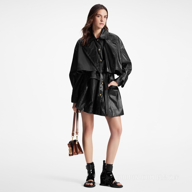 Wind Flap Trench Coat