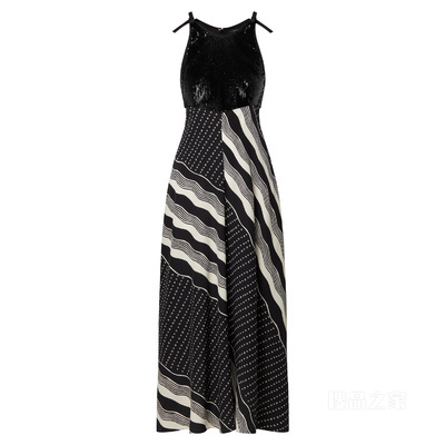 Monogram Waves Dress 