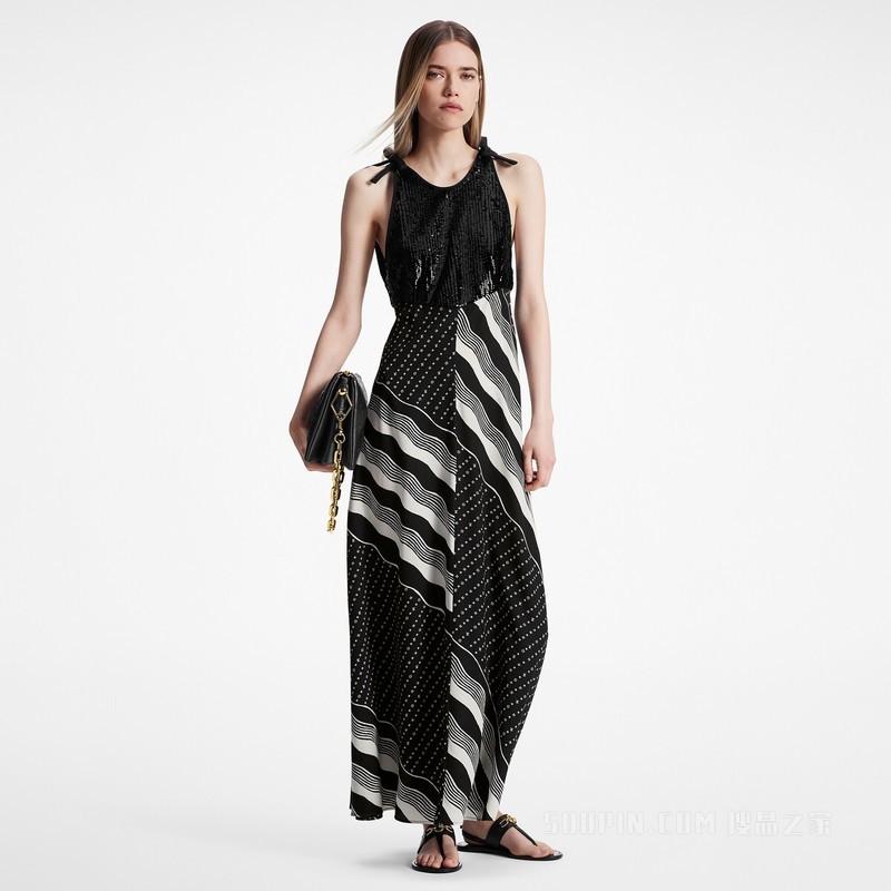Monogram Waves Dress 