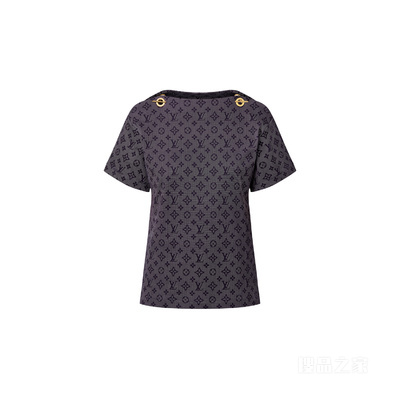 Inverted Mahina Monogram Chain Shoulder T-Shirt 