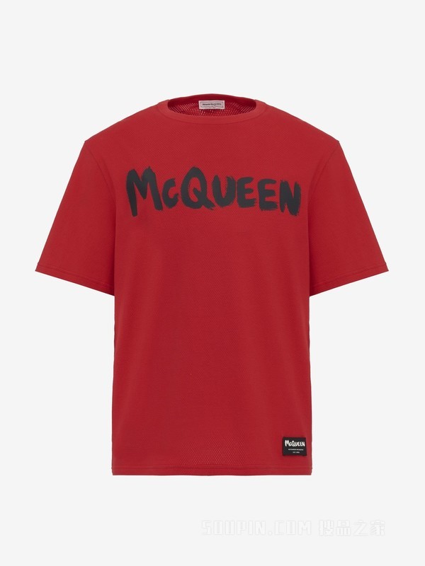 McQueen Graffiti T恤